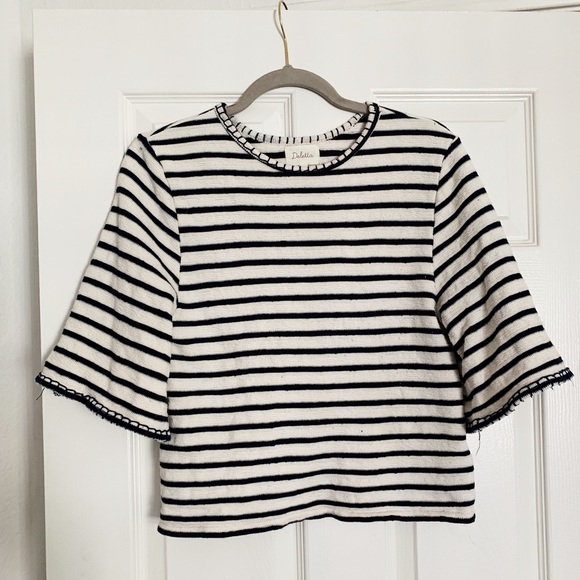 Anthropologie cropped sweater tee - Picture 3 of 4